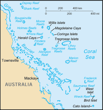 Ostrovy v Korálovém moři